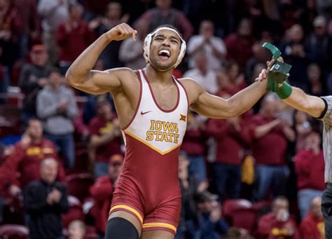 Iowa state cyclones wrestling - Iowa State went 14-3 in the opening session of the Big 12 Championships Saturday at BOK Center in Tulsa, Okla. The Cyclones have seven semifinalists with six …